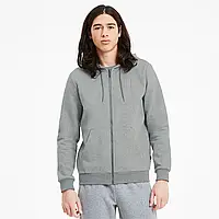 Мужская кофта на замке PUMA Modern Basics Men's Full Zip Hoodie ОРИГИНАЛ (размер XL) серый