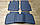 ЄВА килимки Ніссан Ноут Е12 2014-н. в. EVA гумові килими на Nissan Note Е12, фото 4