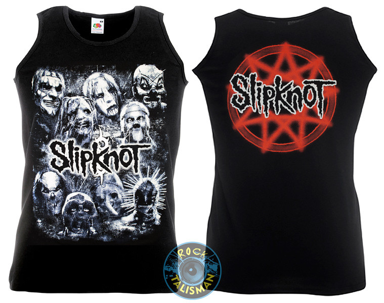 Майка SLIPKNOT Gray Masks