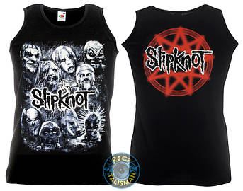 Майка SLIPKNOT Gray Masks, фото 1