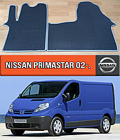 ЕВА коврики Ниссан Примастар 2002-2016. EVA резиновые ковры на Nissan Primastar
