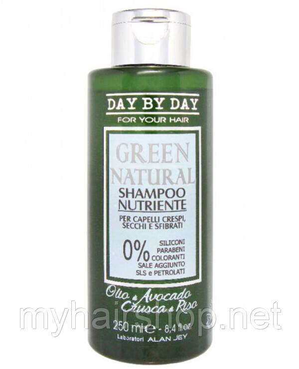 Шампунь поживний для кучерявого, сухого та пошкодженого волосся Alan Jey Shampoo Nutriente 250 мл