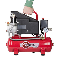 Компрессор 9л 0.75кВт 220В 8атм 160л/мин INTERTOOL PT-0002 195412