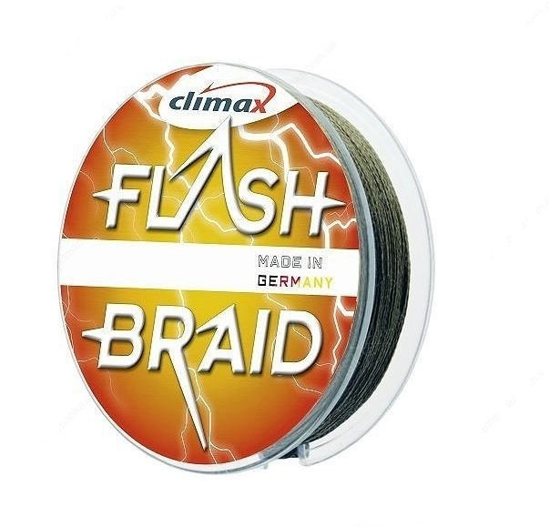 Шнур плетений рибальський Climax Flash Braid 24567 100м 0.14 мм 9.0 кг зелений