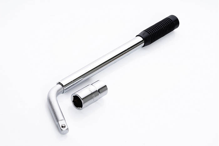 Ключ колесный Г-образный телескопический 17x19, 340x500мм СИЛА (ID ...