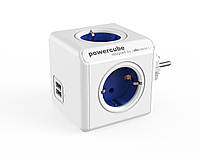 Сетевой разветвитель Allocacoc PowerCube Original USB, BLUE (1202BL/DEOUPC)