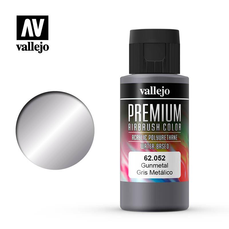 Фарба акрилова. Металік сірий 60 мл. VALLEJO PREMIUM COLLOR 62052