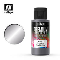 Фарба акрилова. Металік сірий 60 мл. VALLEJO PREMIUM COLLOR 62052