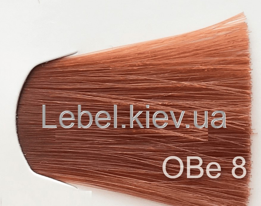 Lebel MATERIA GREY 120 р. Перманентний барвник для сивого волосся OBe - 8 (светлый блондин оранжево-бежевый))