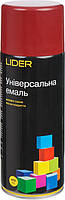 Аерозольна емаль Lider (вишнева RAL 3011) універсальна (400 мл)