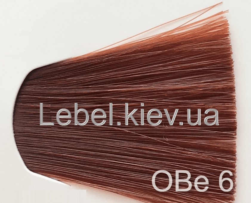 Lebel MATERIA GREY 120 р. Перманентний барвник для сивого волосся OBe - 6 (темный блондин оранжево-бежевый)