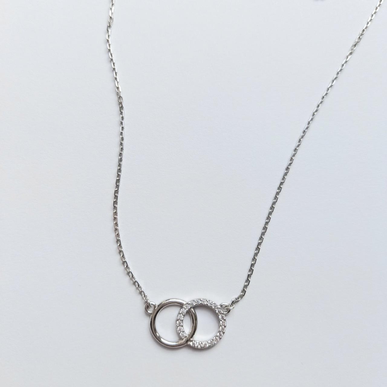 Срібне кольє