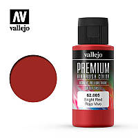 Ярко-красный. Акриловая водорастворимая краска 60 мл. VALLEJO PREMIUM COLLOR 62005