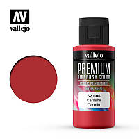 Кармин. Акриловая водорастворимая краска 60 мл. VALLEJO PREMIUM COLLOR 62006