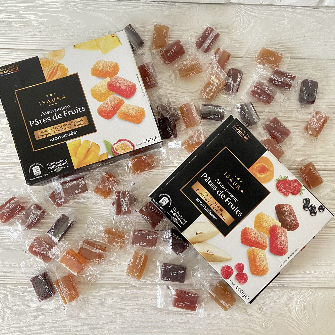 Французский натуральный мармелад Isaura "Pates de Fruits" 550 гр