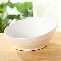 Pet bowl небитка пластикова миска для кішок M (діаметр 16 * 4 мм) біла