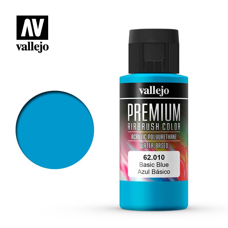 Базовий синій. Акрилова водорозчинна фарба 60 мл. VALLEJO PREMIUM COLLOR 62010