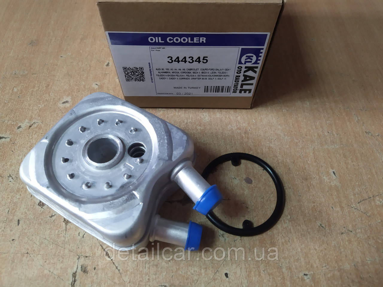 Радиатор масляный (теплообменник) VW T4 1.9-2.5; VW LT 28-46 II 2.5 TDI ...