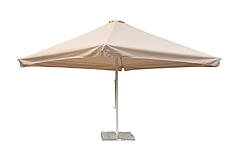 Зонт для торгівлі 4х4 квадратний Бежевий