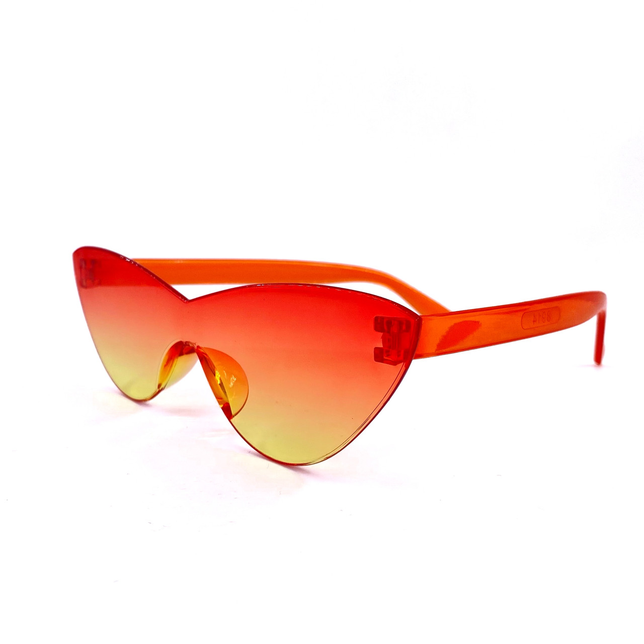 Безрамкові окуляри помаранчеві