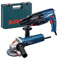 Перфоратор Bosch GBH 240 + кутова шліфмашина Bosch GWS 750-115 (0611272103)