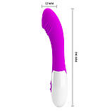 Вібратор для стимуляції точки G з 30 режимами вібрації Pretty Love Elemental Vibrator Purple, фото 8