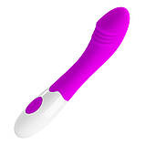 Вібратор для стимуляції точки G з 30 режимами вібрації Pretty Love Elemental Vibrator Purple, фото 4