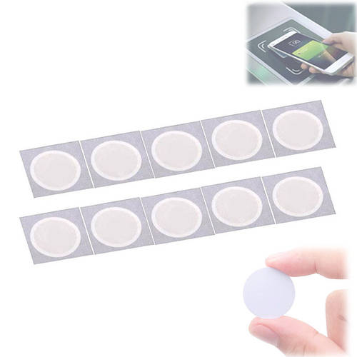 Купити NFC метка наклейка 10шт, стикер NTAG213 ISO 14443A 144байт 13 ...