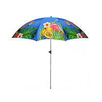 Пляжный зонт с наклоном Stenson "Фламинго" S