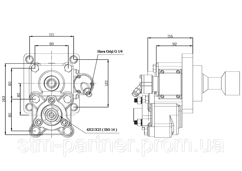 Коробка отбора мощности (КОМ) SR 70 - SR 72 - R 70 для VOLVO - фото 2 - id-p214776790