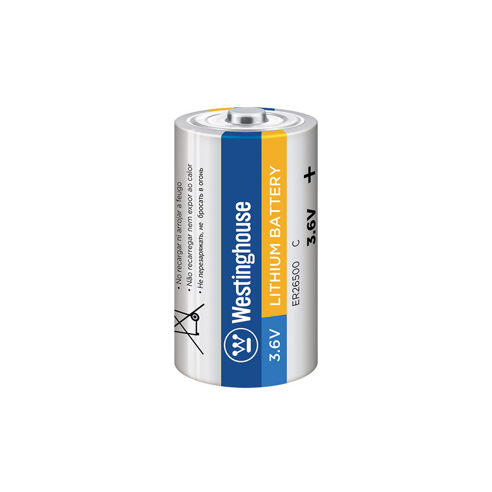 Літієва батарейка Westinghouse Li-SOCI2 ER26500, 3.6V, 9000mAh, 1 шт/уп
