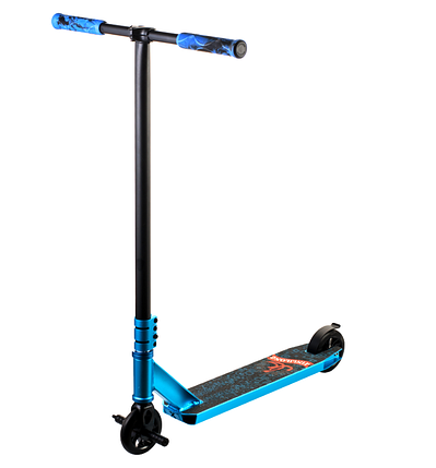 Scooter трюковий двоколісний самокат з пегами та HIC системою (блакитний), фото 1