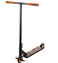 Scooter трюковий двоколісний самокат з пегами та HIC системою (помаранчевий)