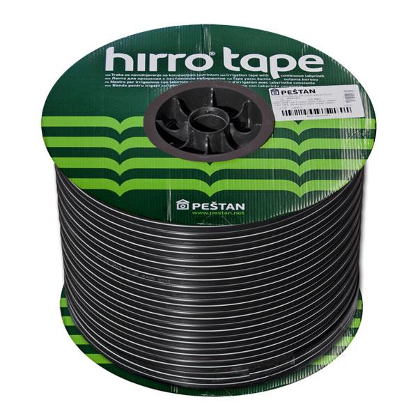 Крапельна стрічка 8 mil (0.2 мм), Ø 16 мм, 10 см, 1,5 л/год, HIRRO TAPE, бухта 500 метрів Польща