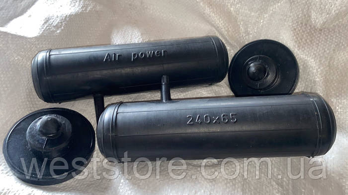 Пневмобаллоны в пружины,пневмоподушка 65х240 сосок Боковой +2 отбойника ...