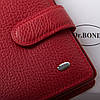 Жіночий шкіряний гаманець Classic DR. BOND WN-2 red, фото 4