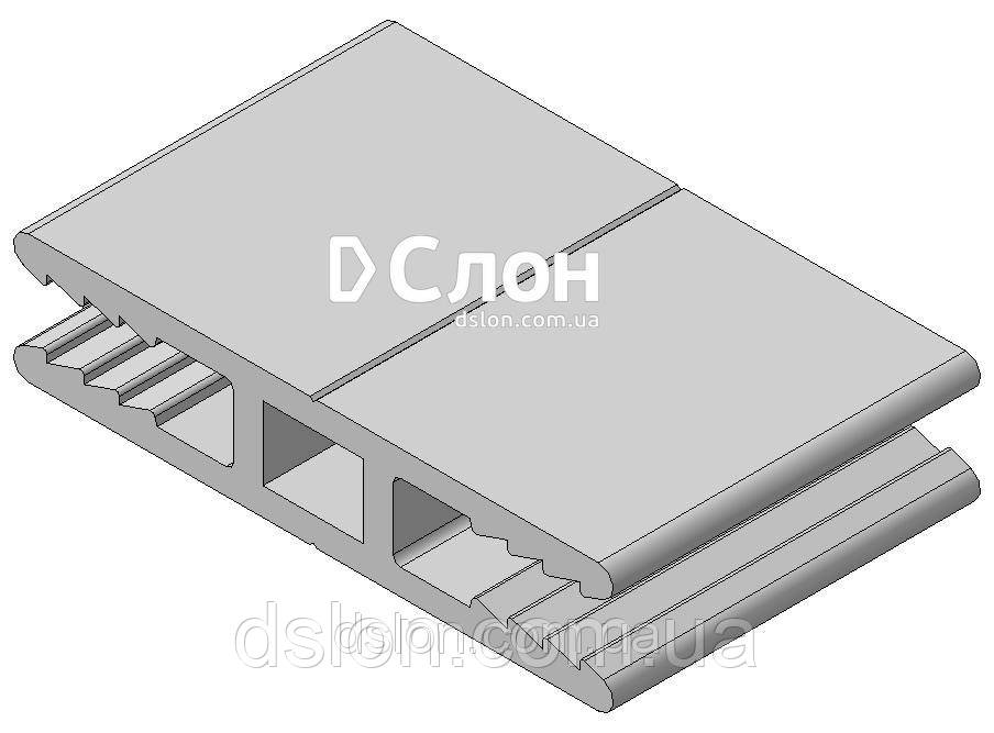 Соединительный  Н-образный 3мм анодированный ПС 90-7/33