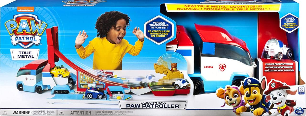 Щенячий патруль патрулевоз у великій коробці трасформер Paw Patrol Patroller