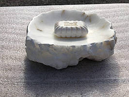 Мильниця для твердого мила з мармуру