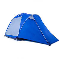 💜Двошарова Палатка "Wolf Leader" на 3-4 людини з двома тамбурами Синій