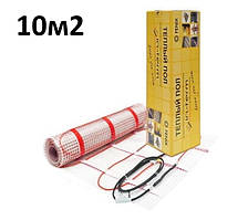 Нагрівальний мат під плитку In-Therm ECO 10м2 двожильний 1600W