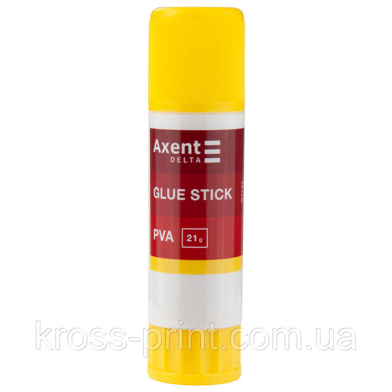 Клей-олівець PVA Axent Delta D7133, 21 г