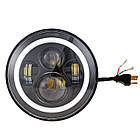 Фара головного світла LED40W (ближній + дальній + ходові вогні 7 дюймів (ГАЗ, КамАЗ, УАЗ, ЗІЛ, МАЗ, ВАЗ), фото 9