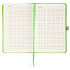 Блокнот A5 96арк. кліт. тв. обкл. "Partner" салатовий №8201-04/Axent/(18)(36), фото 5