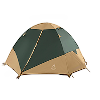 ❤️Двомісний легкий і компактний туристичний намет Wolf Leader P080 Бежевий