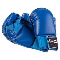 Перчатки для карате FGT размер М, синий