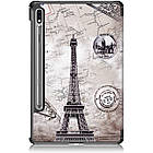 Чохол-книжка Colored Cover для Samsung Galaxy Tab S7 / S8 11.0 (Wake / Sleep) Eiffel Tower, фото 3
