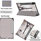 Чохол-книжка Colored Cover для Samsung Galaxy Tab S7 / S8 11.0 (Wake / Sleep) Eiffel Tower, фото 6