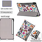 Чохол-книжка Colored Cover для Samsung Galaxy Tab S7 Plus 12.4 T970 / T975 (Wake / Sleep) Butterflies, фото 7