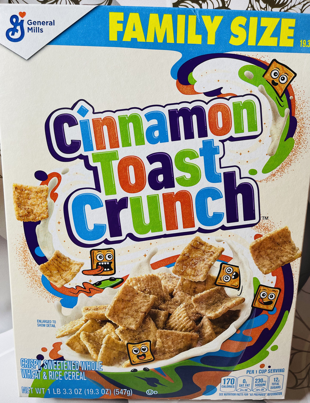 Купить Сухий сніданок Cinnamon Toast Crunch хрустики з корицею, цена ...